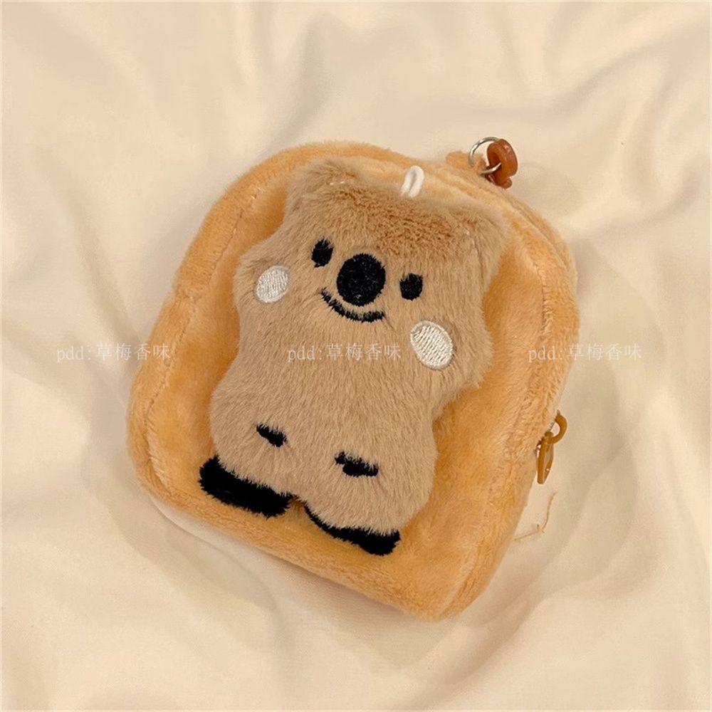 Hoạt Hình Túi Đựng Tiền Xu Hình Búp Bê Nhồi Bông Phong Cách Hàn Quốc Xinh Xắn