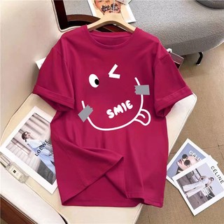 Áo Thun 100% cotton Ngắn Tay Thời Trang Mùa Hè Hàn Quốc Dành Cho Nam Và Nữ