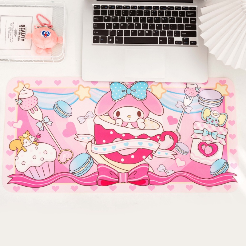 Thảm Lót Chuột 30cm * 60cm Chống Trượt Hình Cừu Hoạt Hình Dễ Thương