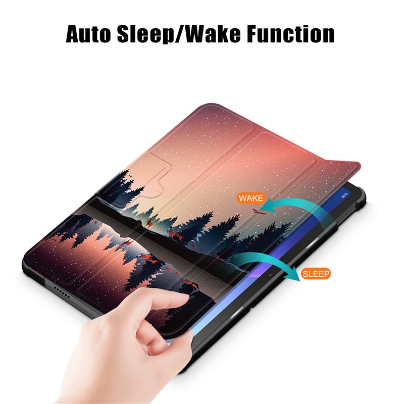 Bao Da Máy Tính Bảng Nắp Lật Nam Châm Cho lenovo tab m10 plus 3rd gen 10.61 inch tb128fu tb125fu 2022 Ốp