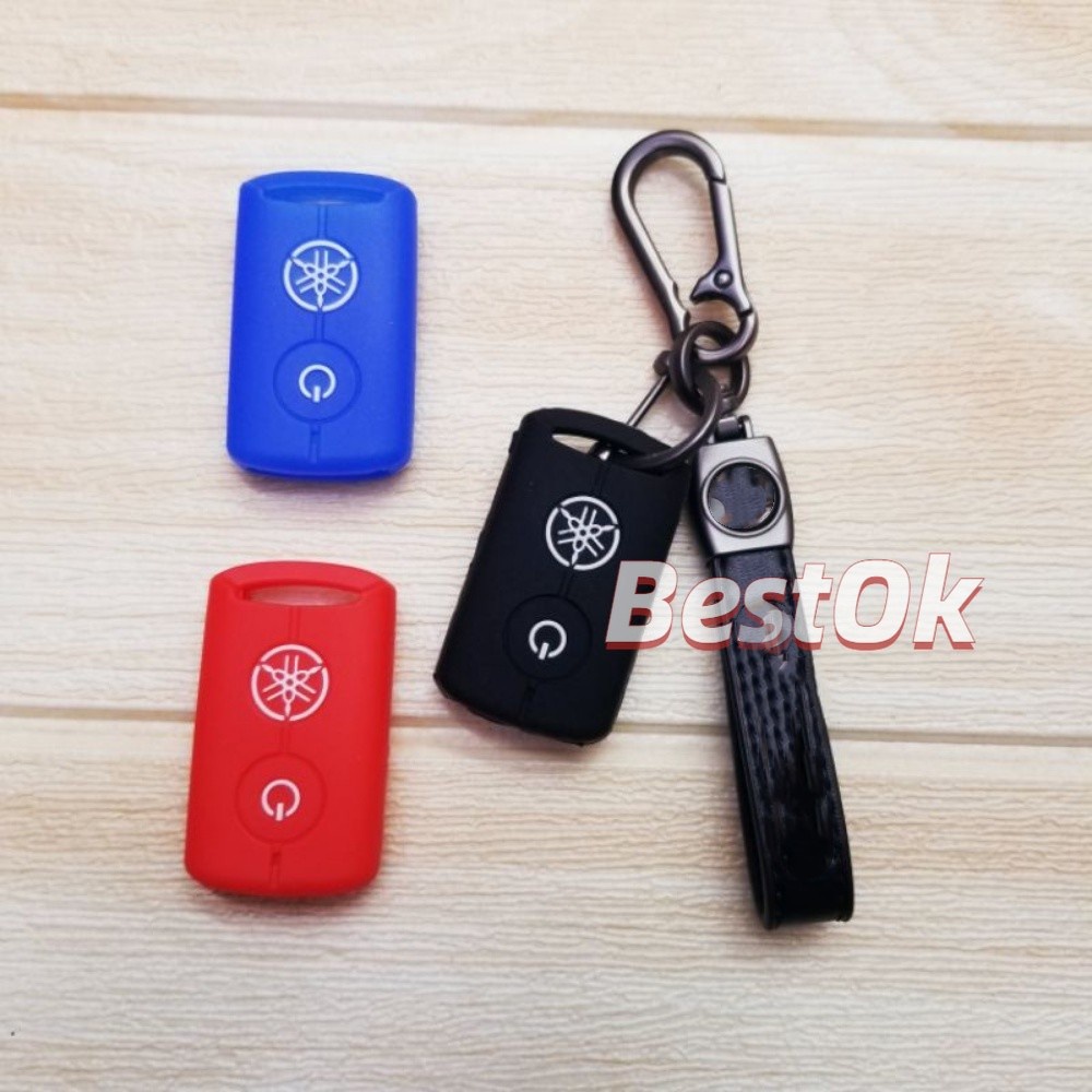 Vỏ Bảo Vệ Chìa Khóa Xe Mô Tô Yamaha NVX / Y16 / AEROX / XMAX Bằng Cao Su Silicone Chất Lượng Cao