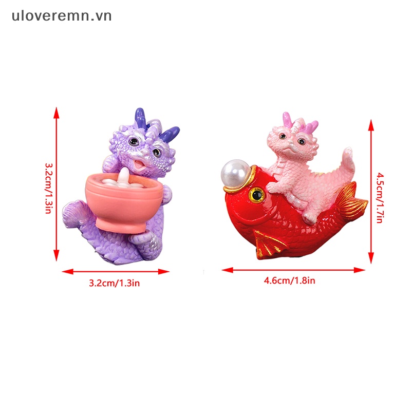 Uloveremn Tượng Rồng mini Dễ Thương Trang Trí Năm 2023