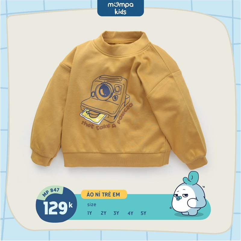 Bộ quần áo lẻ mompa thu đông cho bé dài tay