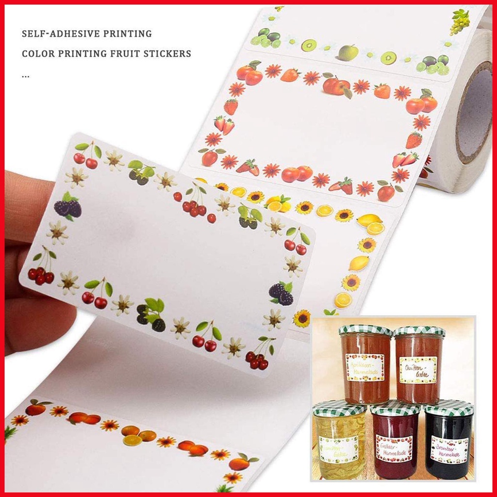 Trống Bộ 250 Nhãn Dán Ghi Tên Chai Lọ Gia Vị Có Thể Tháo Rời Cho Bé