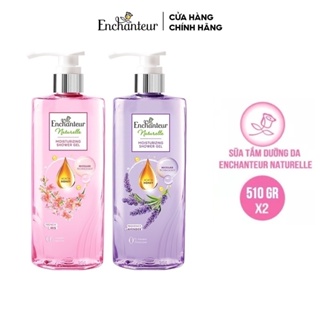 Sữa tắm dưỡng da Enchanteur Naturelle hương hoa Lavender/ Iris 510gr/Chai