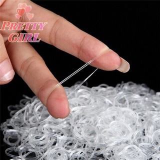 Set 300 Dây Thun Cột Tóc Bằng Cao Su Co Giãn