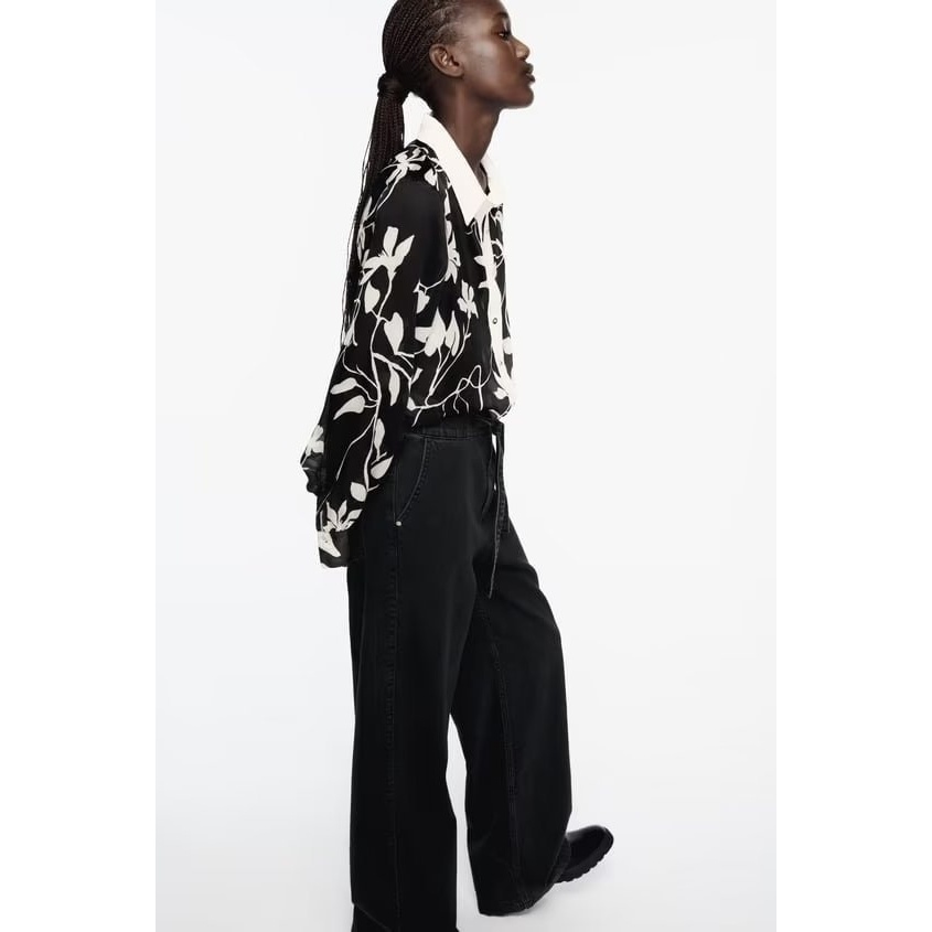 Hàng Mới Về Áo Sơ Mi Dài Tay In Họa Tiết Hoa Phong Cách Âu Mỹ Thời Trang Mùa Thu 2023 w025 9857