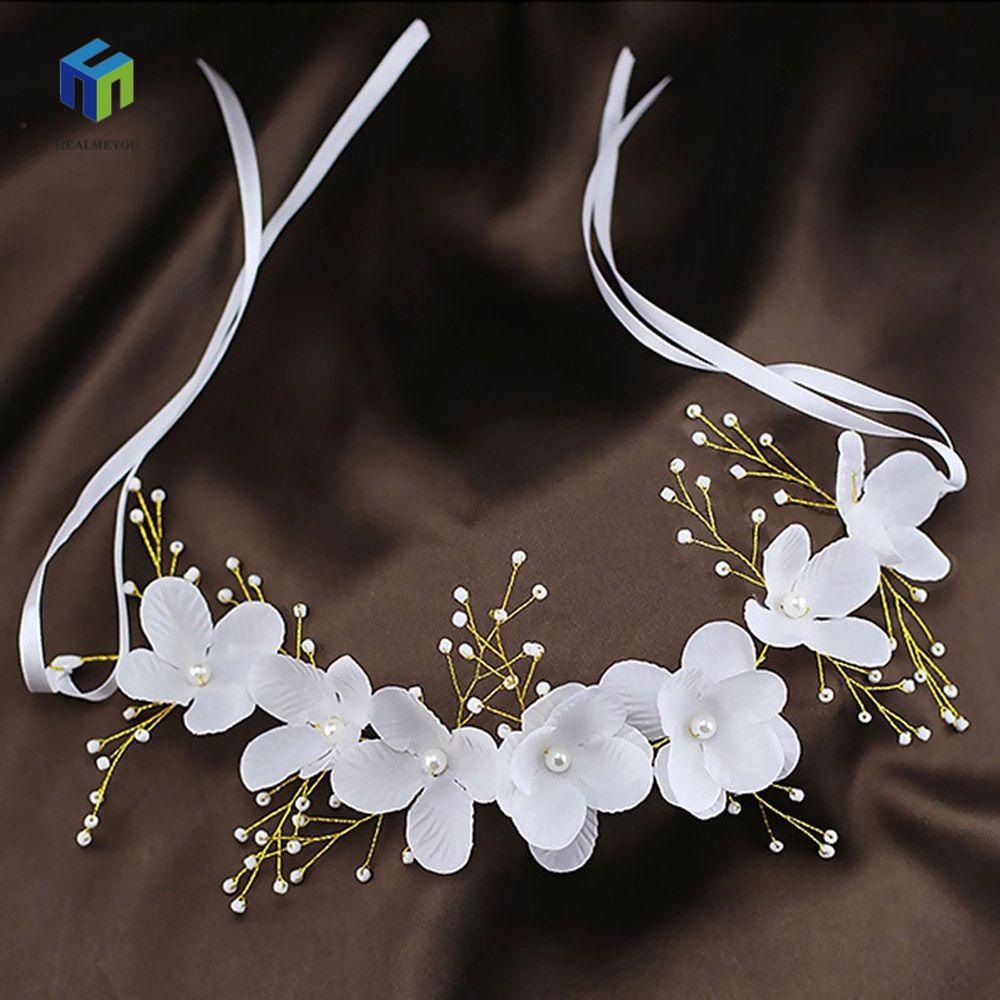 Vòng Hoa Trắng Đội Đầu