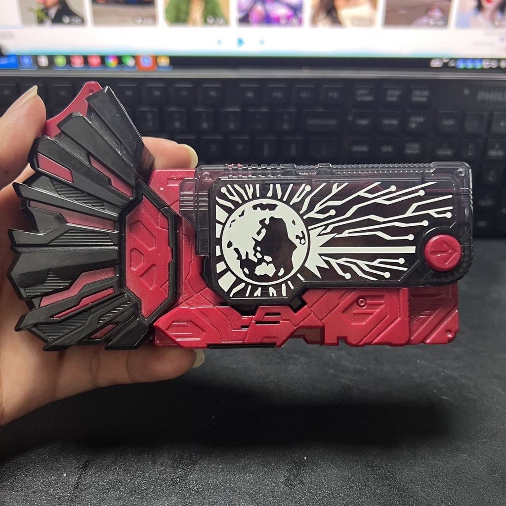 Cassette Đai kamen rider dx hell locust fear key lots 3 Bản Bài Hát bgm synchronization
