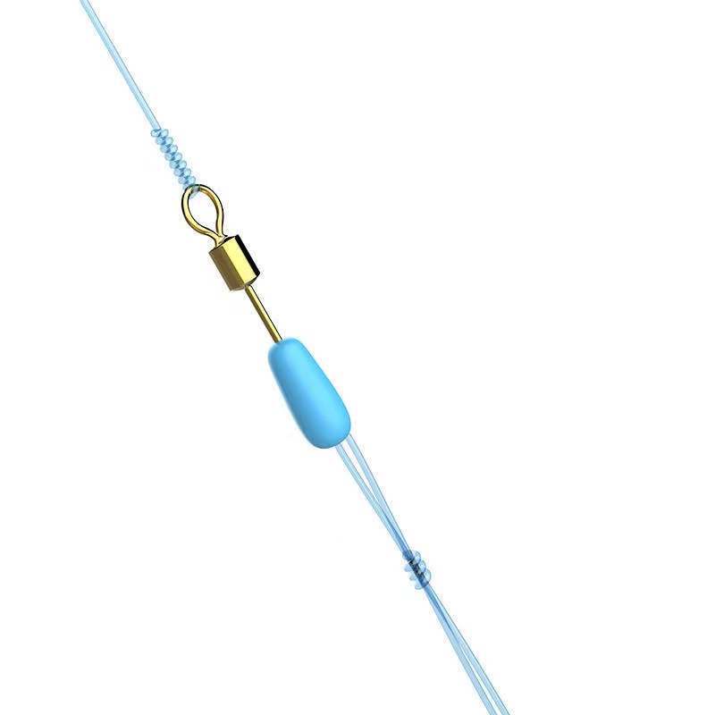 100 chiếc khóa xoay số 8 câu cá khóa link huyền thoại màu xanh