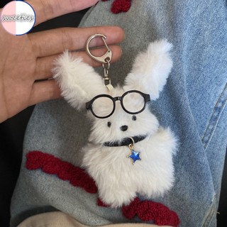 Móc khóa thỏ bông hoạt hình đáng yêu