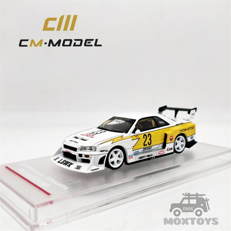 Mô Hình Xe Hơi nissan skyline Gtr34 lbwk nr23 Tỉ Lệ 1: 64