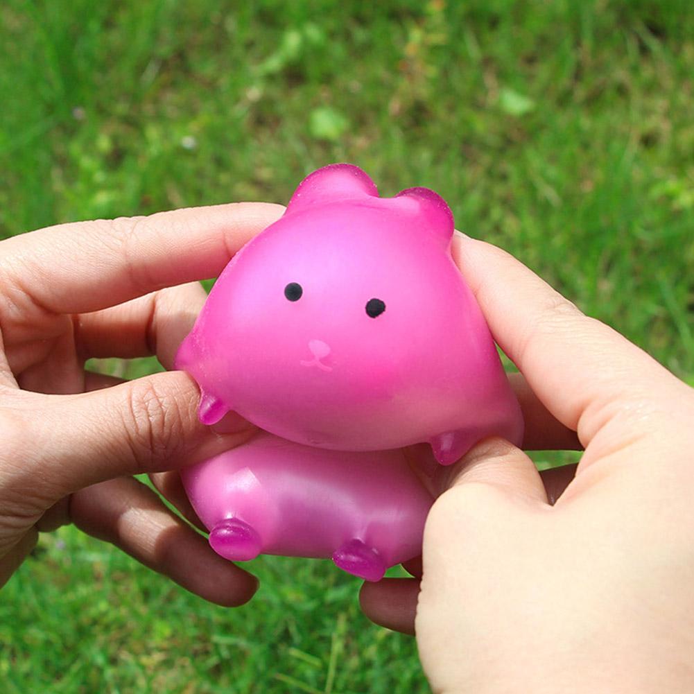 Dễ Thương Đồ Chơi Nắn Bóp Đàn Hồi Giảm Stress Hình Động Vật Đáng Yêu Kèm Hộp Đựng Cho Bé o4z7