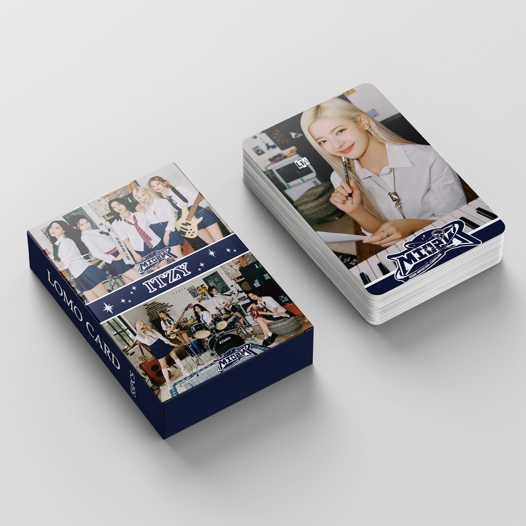 Hộp 55 Ảnh lomo card itzy Nhóm Nhạc kpop Thẻ