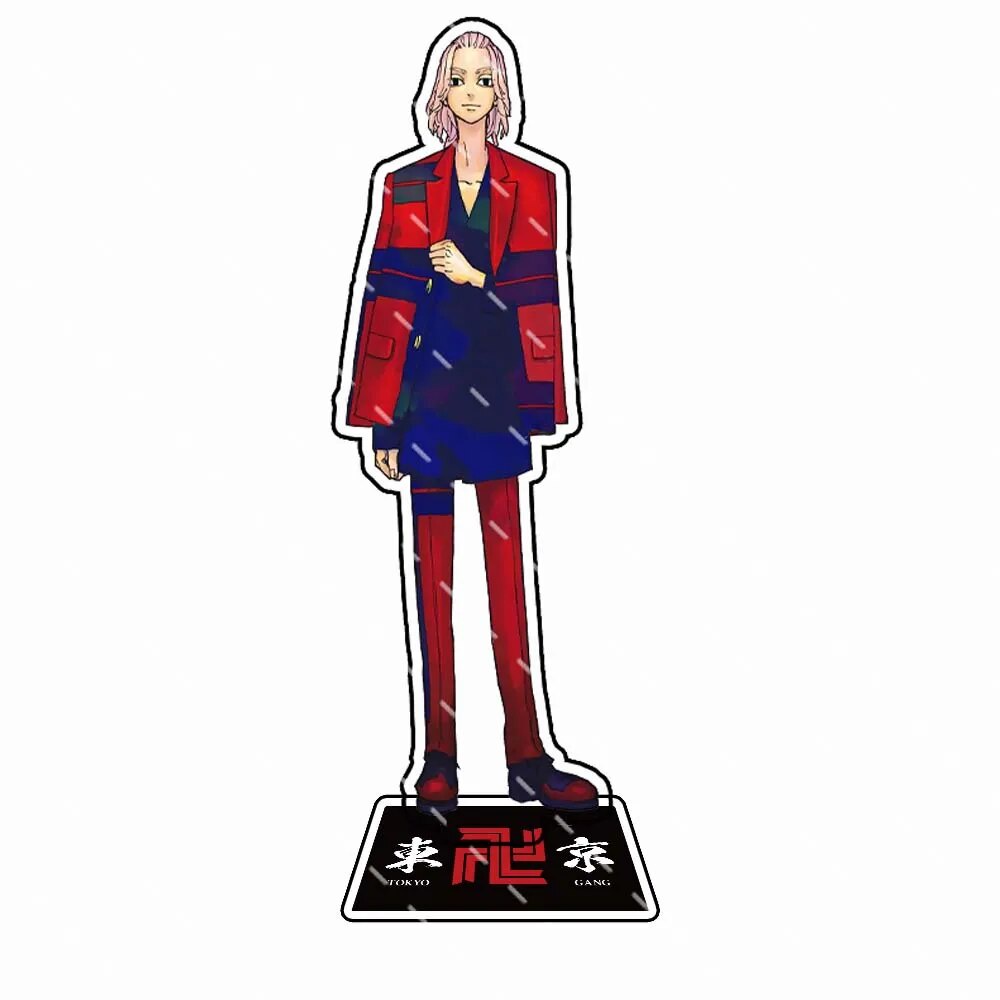 Mô hình Standee Anime Figure Haitani Ran Cosplay Tokyo Revengers 4 Phụ kiện trang trí để bàn góc học tập