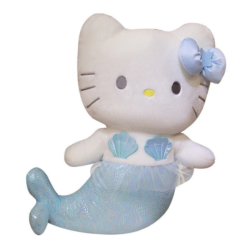 Thú Nhồi Bông gp41 65cm Hình sanrio Nàng Tiên Cá hello kitty kuromi melody Dễ Thương Trang Trí Nhà Cửa pg41
