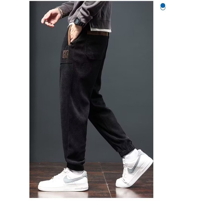 Quần Thể Thao cotton Nhung Dày Dặn Thoáng Khí Phong Cách Châu Âu Mới Cho Nam