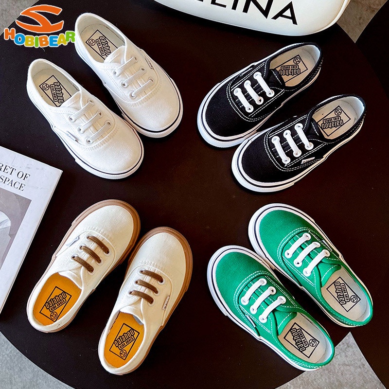 Homibear / / Giày Lười Vải canvas Đế Mềm Phong Cách Hàn Quốc Cho Mẹ Và Bé