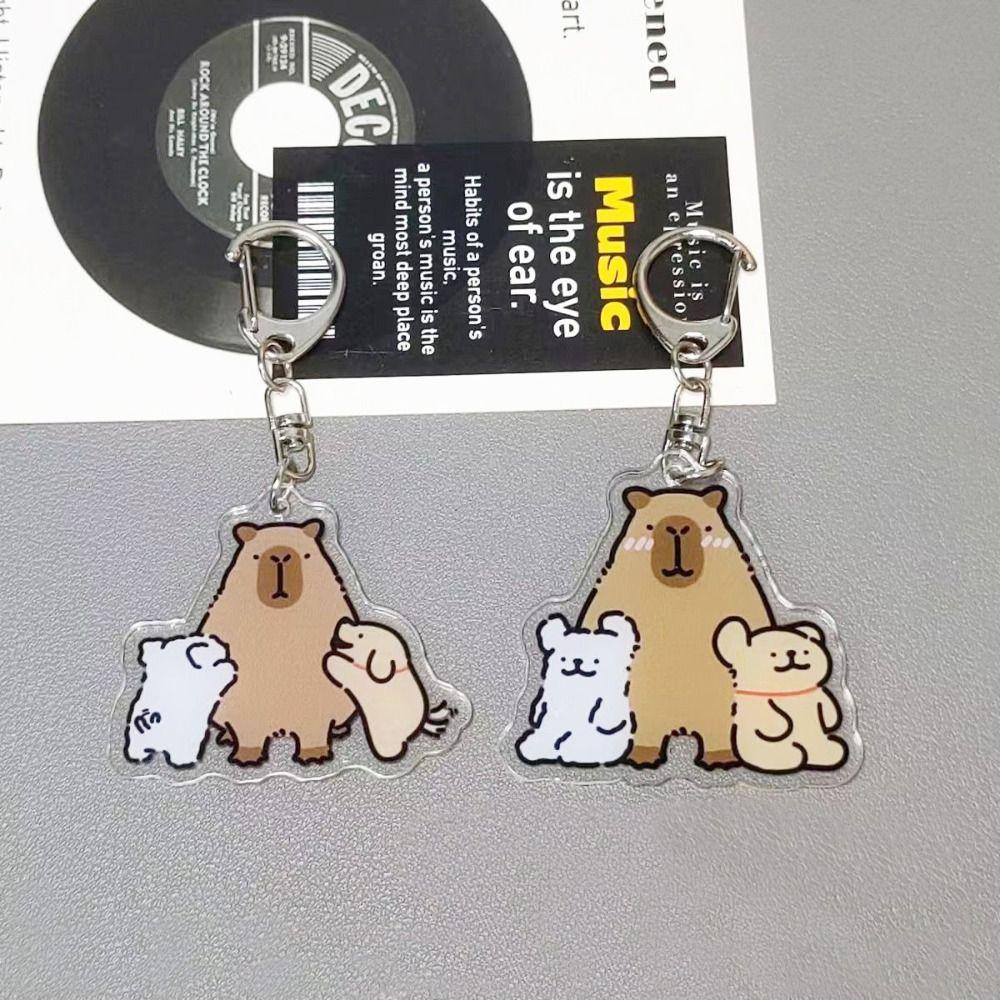 Móc Khóa Treo Túi Xách capibara capybara capybara capybara Vans 1 Bằng acrylic Họa Tiết Hoạt Hình Dễ Thương Sáng Tạo