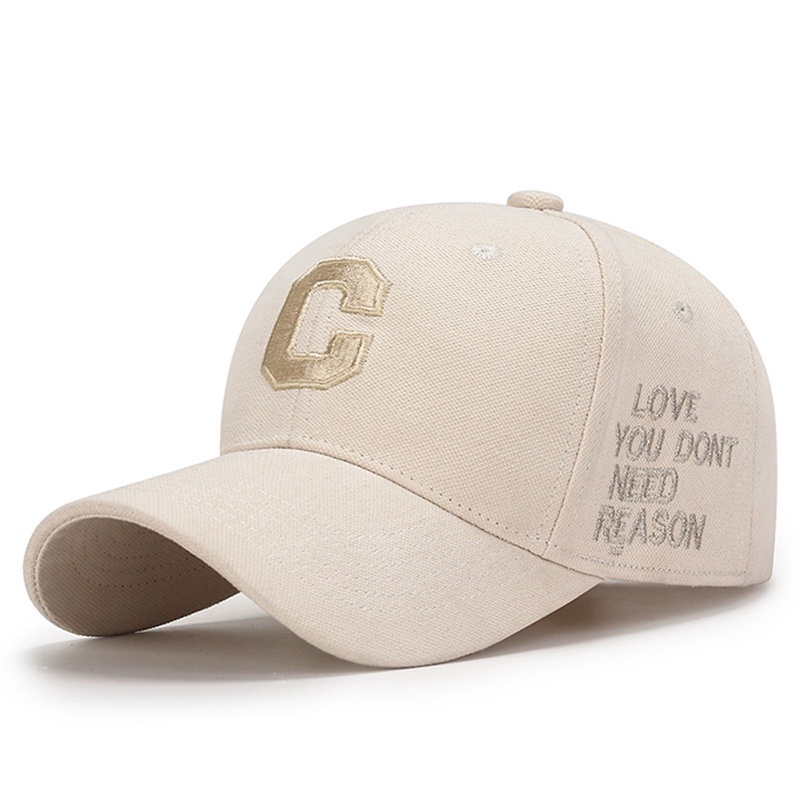 Mũ Lưỡi Trai Thêu Chữ c Thời Trang Mùa Hè Cho Cặp Đôi