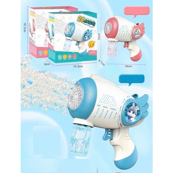 Súng bắn bong bóng xà phòng siêu cute thiết kế mới không bị rò rỉ nước GDK1206
