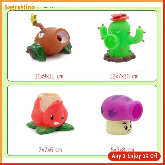 Cây sag plants vs... Zombies Bộ Đồ Chơi Bằng vinyl Cao Cấp Cho Bé