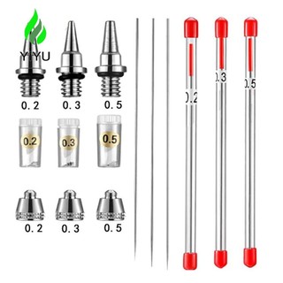 Yiyu nắp vòi phun khí thay thế 0.2mm / 0.3mm / 0.5mm ốp