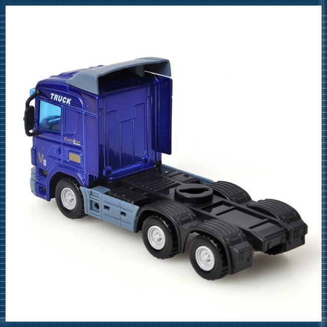 Ma Mô Hình Xe container Bằng Hợp Kim Tỉ Lệ 1: 64