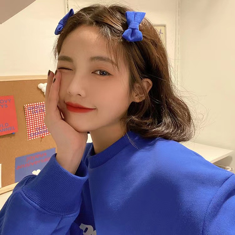 Klein Kẹp Tóc Màu Xanh Dương Cao Cấp Thời Trang Dành Cho Nữ