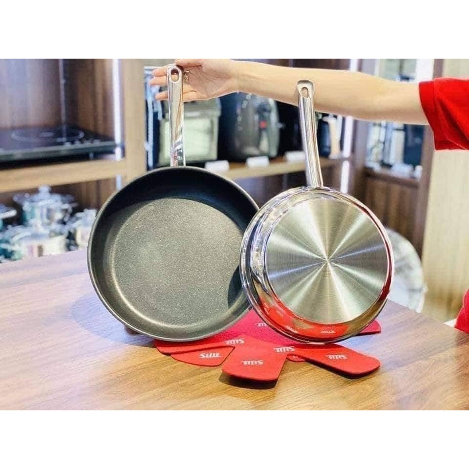 Chảo Silit Calabria 20cm chính hãng, tay cầm cách nhiệt, đáy từ sử dụng trên mọi loại bếp