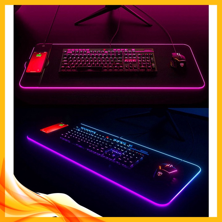 Tấm Lót Bàn Làm Việc Kiêm Sạc Không Dây Đa Năng Corfu ️🛒 - Gaming