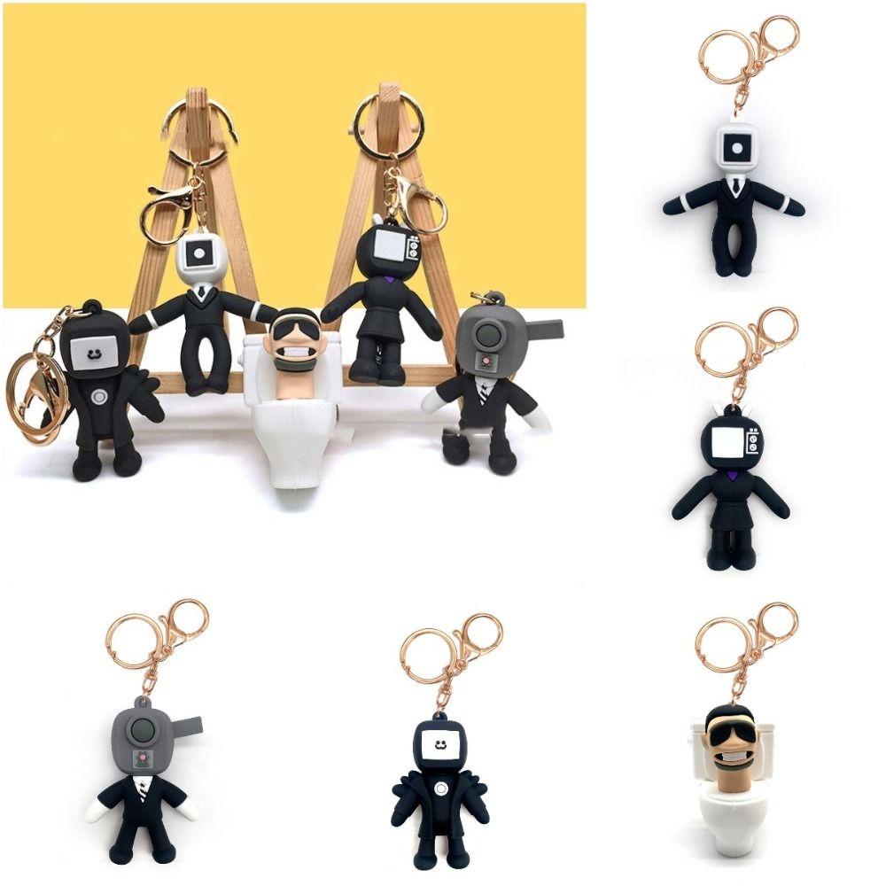 Shanhai Búp Bê camara man / skibidi / skibidi / bop skibidi Bằng pvc Dễ Thương Làm Quà Tặng Trang Sức / Nhà Vệ Sinh Trượt Tuyết