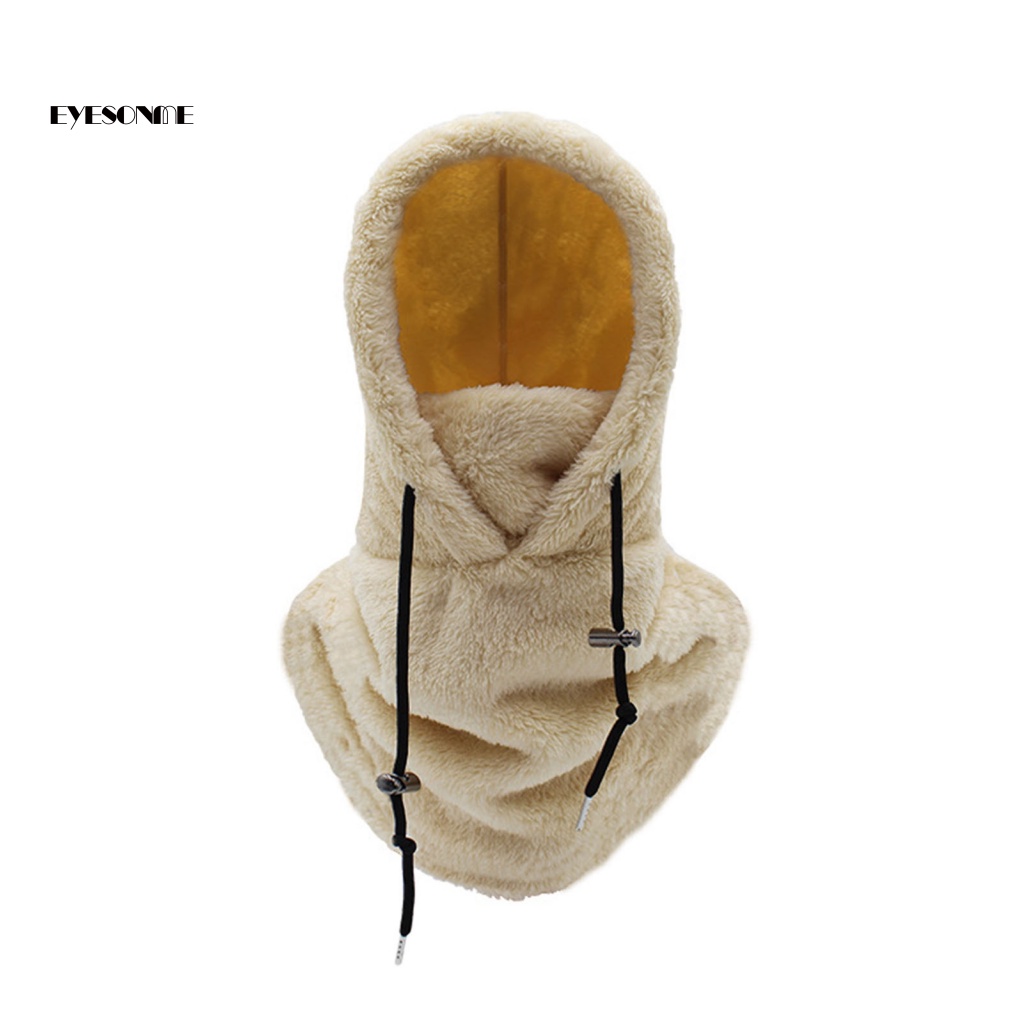 Khăn Choàng Che Mắt Chống Gió Giữ Ấm Mùa Đông Có Dây Rút Tùy Chỉnh Cho Trượt Tuyết balaclava cozy unisex