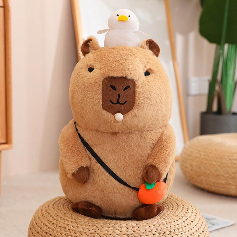 Lahomia Dễ Thương Capybara Búp Bê Capibala Squeaky Đồ Chơi Bong Bóng Gối