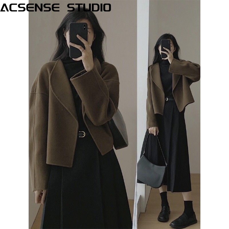 ACSENSE STUDIO áo khoác dù áo khoác bomber Korean chic Popular High-quality WJK23A0BD8 42Z231016
