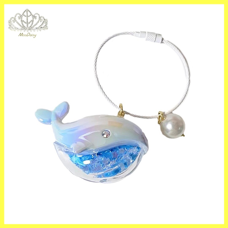 Móc Khóa Hình Cá Voi Hoa Cúc Bằng Nhựa resin Nhỏ Nhiều Màu Sắc Dễ Thương Trang Trí Túi Xách / Điện Thoại / Ví Đi Học vn