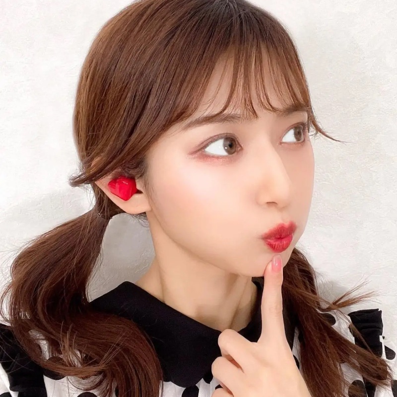 Tws Tai Nghe Nhét Tai Không Dây Kết Nối bluetooth Âm Thanh hifi Hình Trái Tim Cho Cặp Đôi