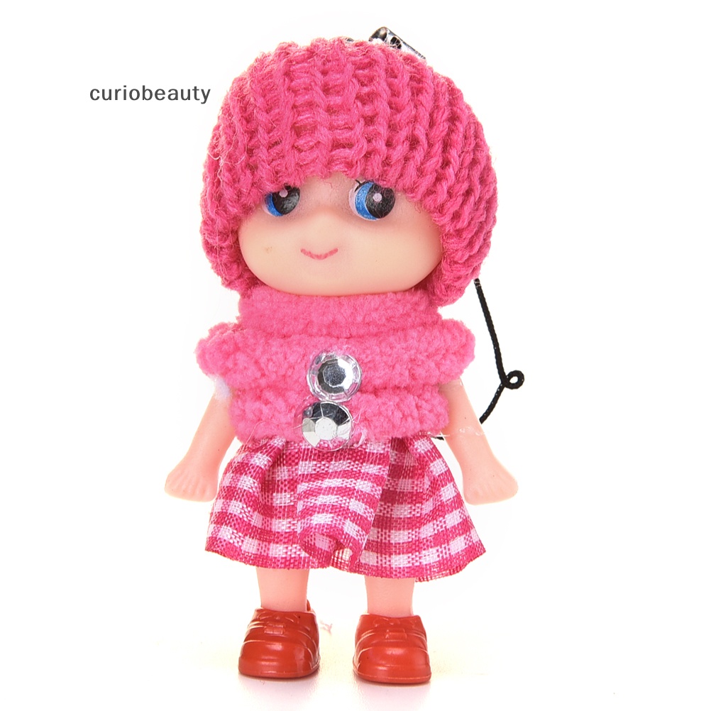 1 Búp Bê Đồ Chơi mini Mềm Mại Kích Thước 8cm Treo Trang Trí Cho Bé