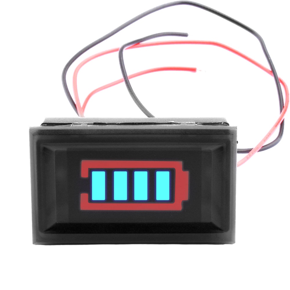 Đồng Hồ Đo Dung Lượng Pin voktta 12v 24v 36v 48v 60v 72v Chống Thấm Nước Dành Cho Ô Tô