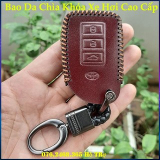 Bao da chìa khoá ô tô toyota vios bản g, yaris bảo hành 2 năm, 100% da thật