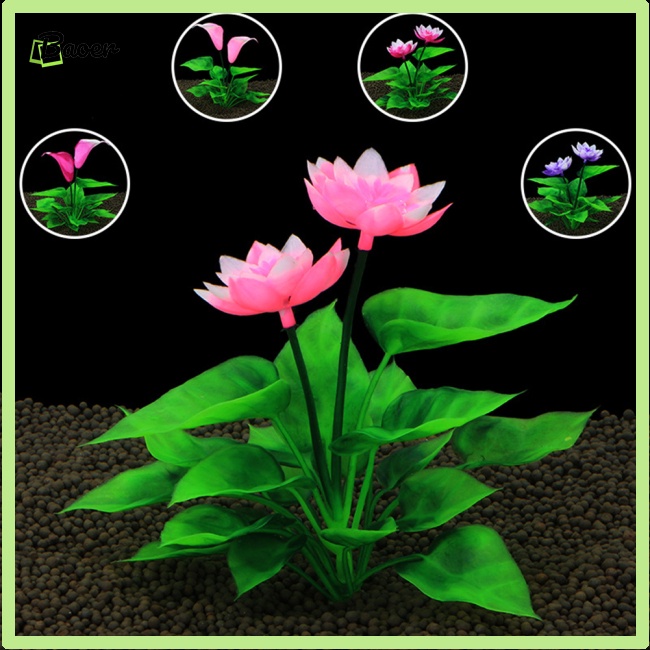 Cây Sen Đá Giả 100% Chính Hãng Dùng Trang Trí Bể Cá