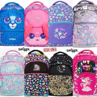Smiggle ba lô đi học phong cách úc cổ điển cho bé