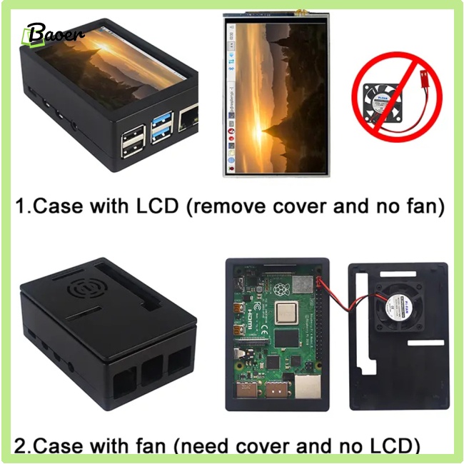 Màn Hình Cảm Ứng 3.5inch tft 480 * 320 50fps 100% Cho raspberry pi 4