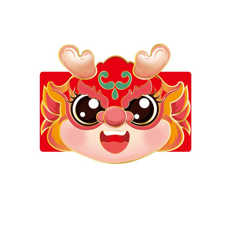 Set 6 / 10 Bao Lì Xì Đỏ angpao Phong Cách Trung Hoa 2024