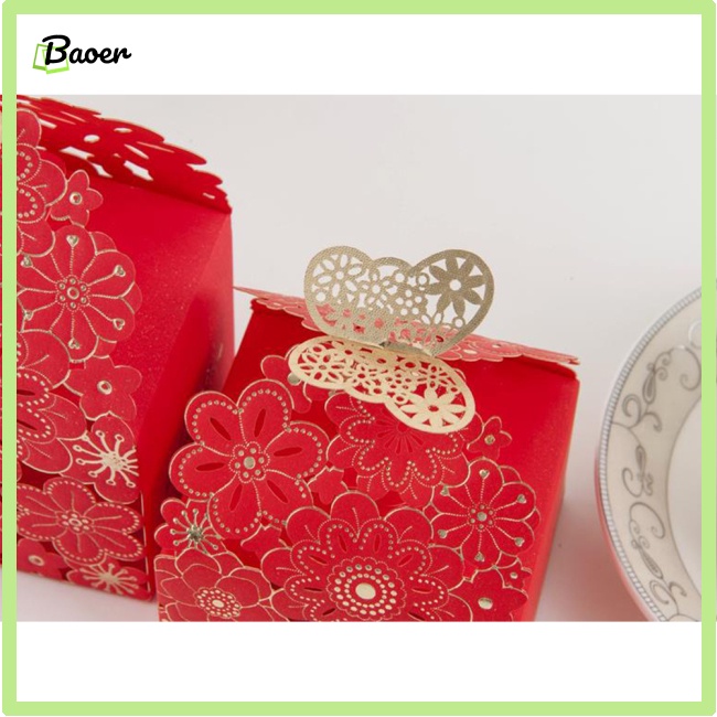 50 Túi Đựng Kẹo Quà Tặng Hình Bướm Rỗng