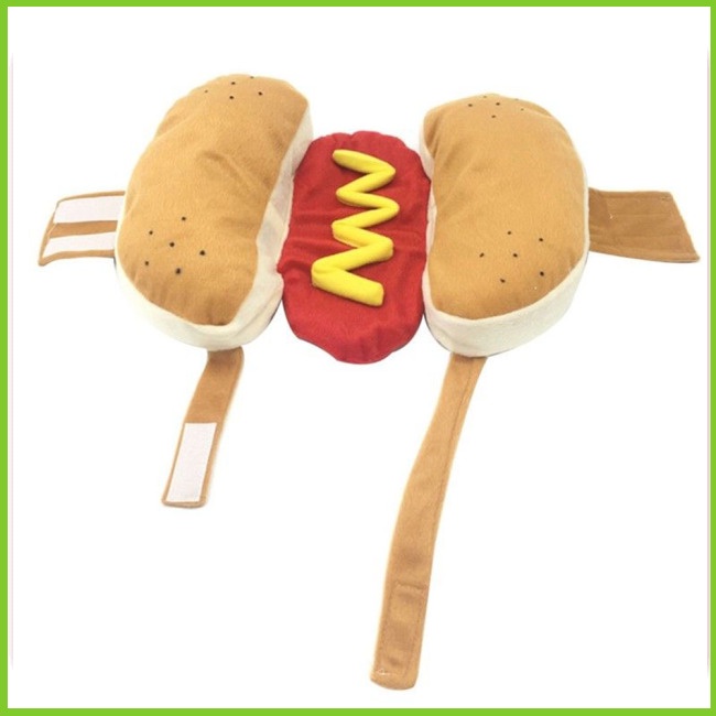 Gwen Áo Khoác Giữ Ấm Hình hotdog Thời Trang Thu Đông Cho Thú Cưng