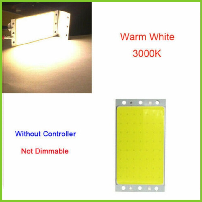 Bảng Đèn led cob 94x50mm 12-14v 20V Siêu Sáng Hình Chữ Nhật