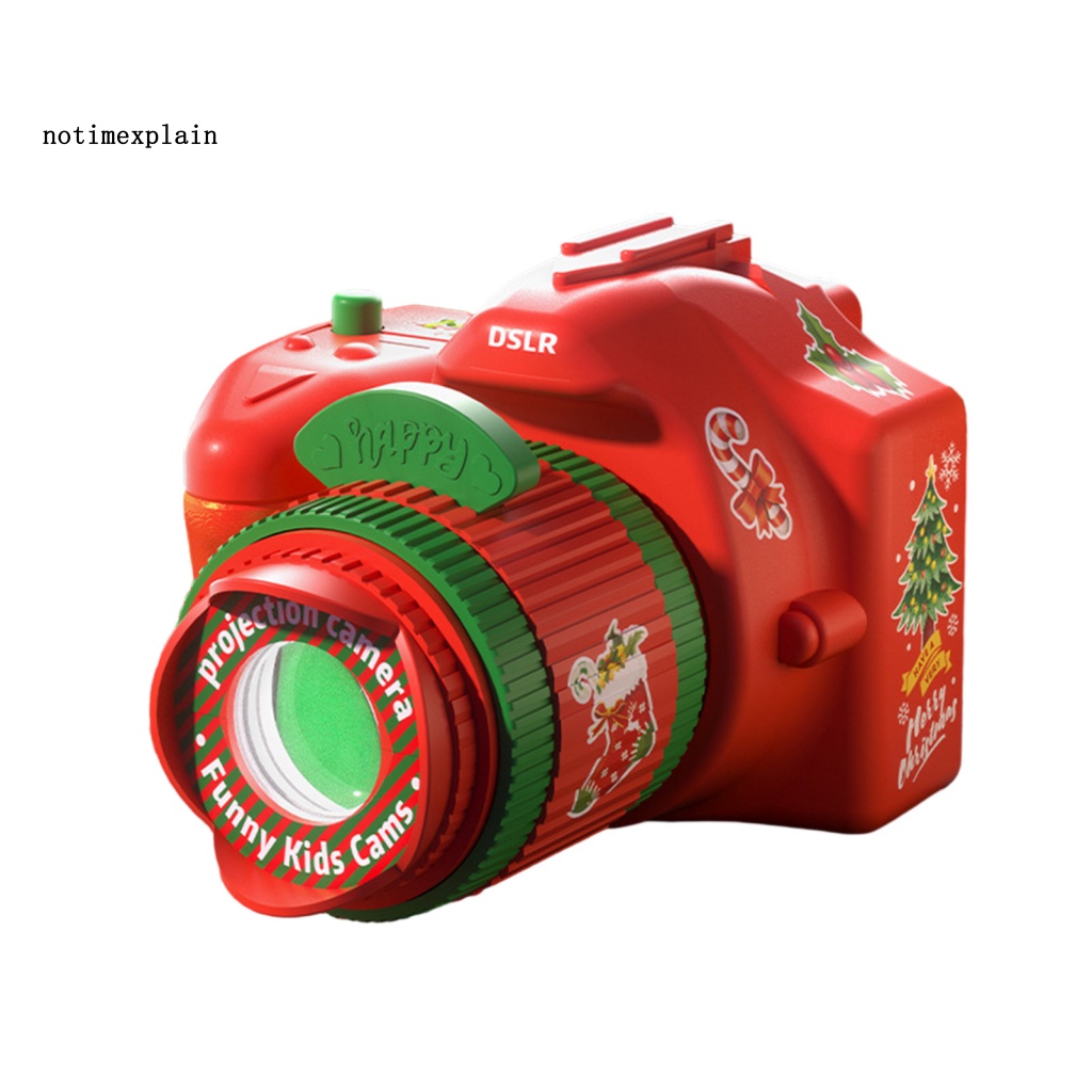 Đồ Chơi Máy Ảnh Chiếu Đèn Thần Theo Chủ Đề Giáng Sinh Cho Trẻ Em