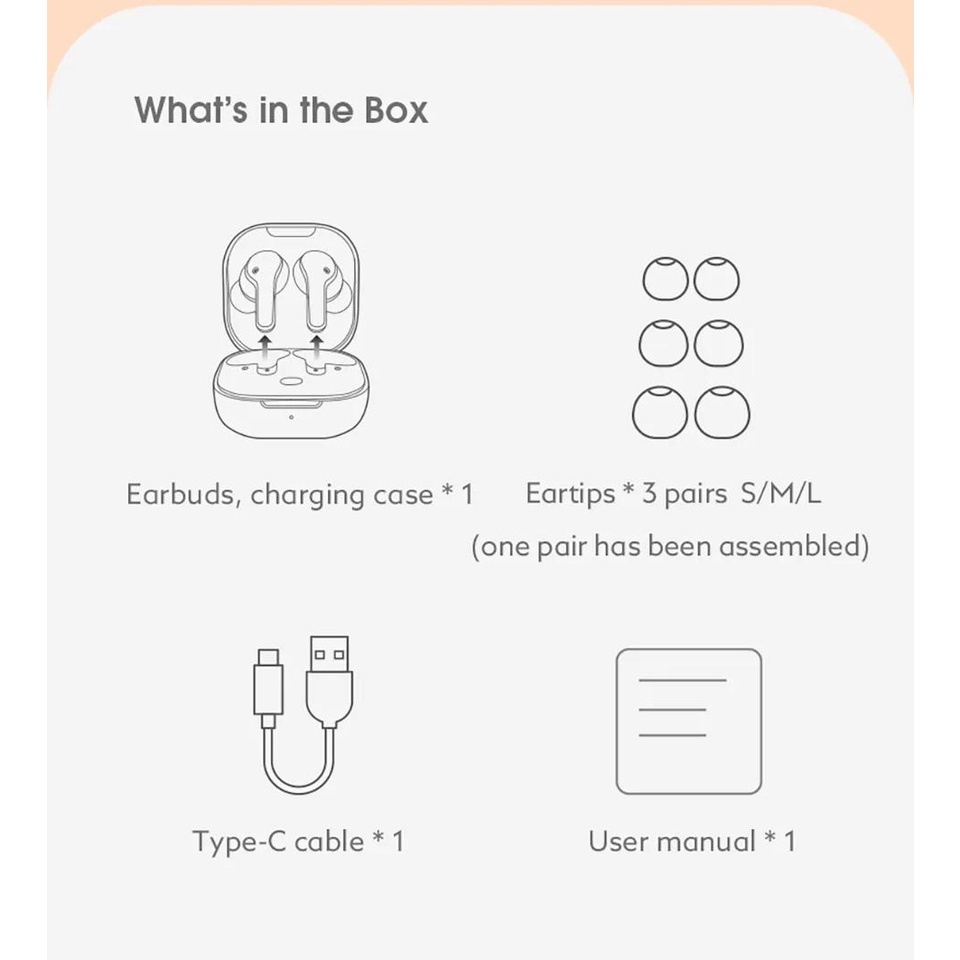 Qcy Tai nghe không dây t13 v5.1 tws 4 Micro Chất Lượng Cao