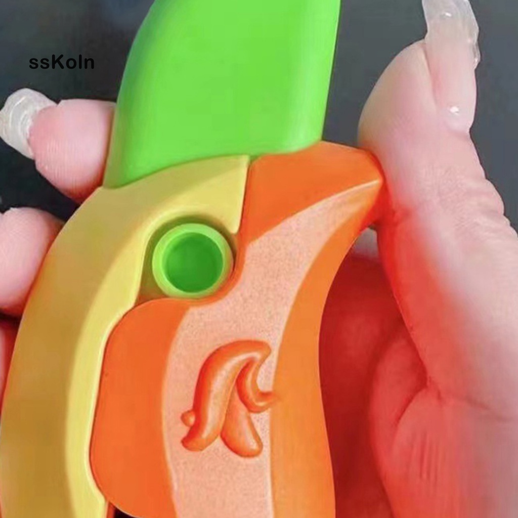 Đồ Chơi Nắn Bóp Đàn Hồi Giảm stress Hình Quả Chuối 3d Nhiều Màu